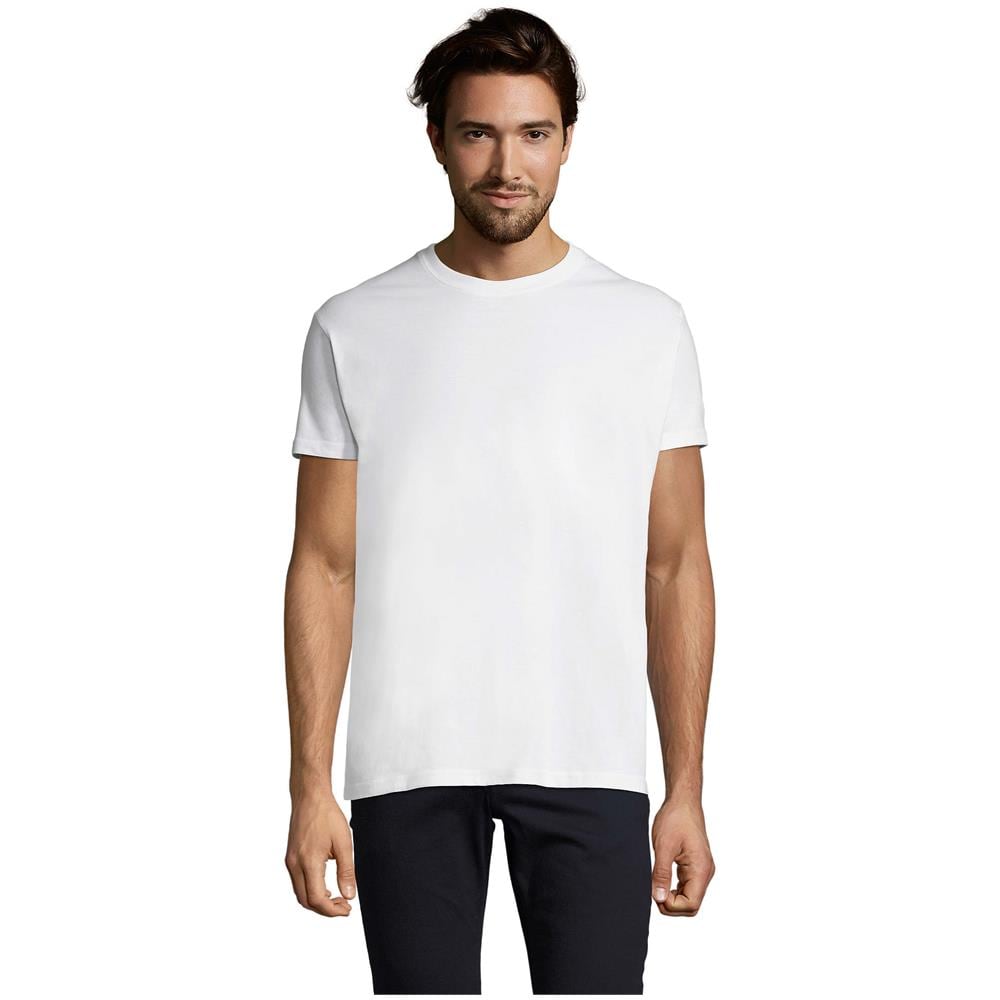 T-shirt Girocollo Da Uomo Modello Imperiale Taglia S Colore Bianco - Foto 1