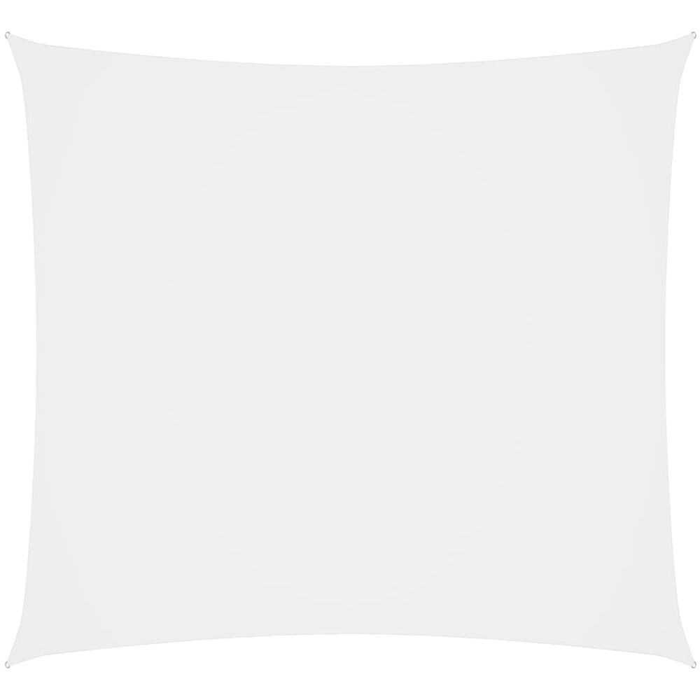 Vela Parasole in Tessuto Oxford Quadrata 3,6x3,6 m Bianca - Foto 1