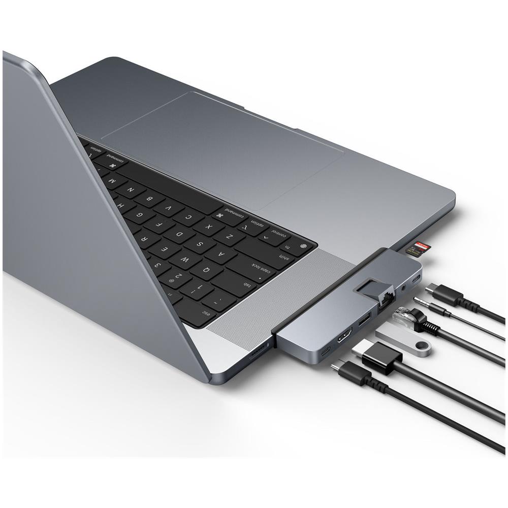 HYPER HD575-GRY-GL replicatore di porte e docking station per notebook USB 3.2 Gen 1 (3.1 Gen 1) Type-C Grigio - Foto 2