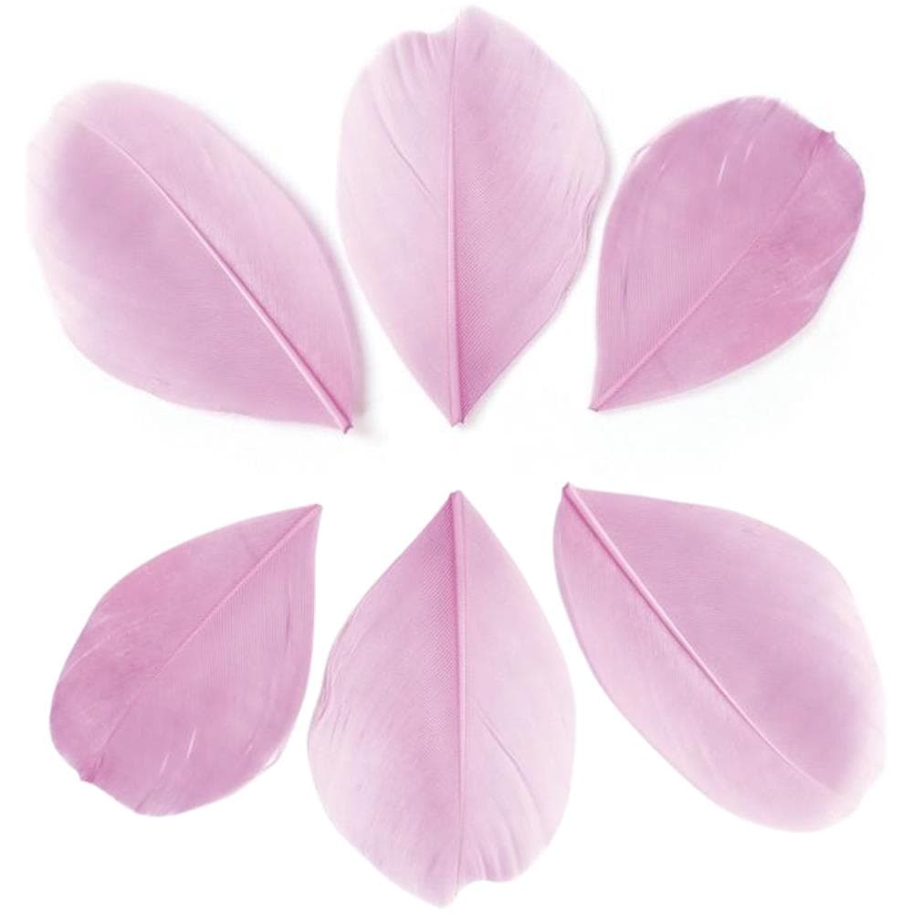 100 Piume Tagliate - Rosa Pallido 6 Cm - Foto 1