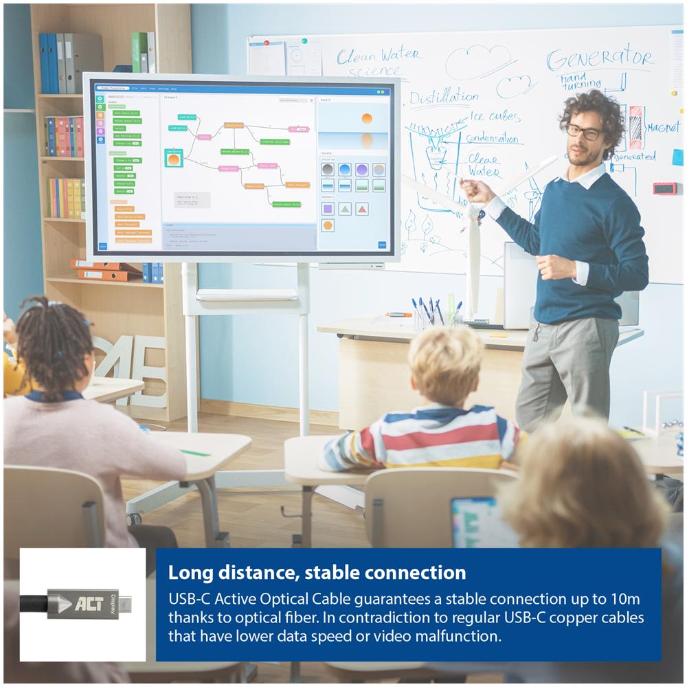 USB-C 3.2 Gen2 ive Optical Cable AOC Connection... - Kabel - Digital /Daten - Foto 2