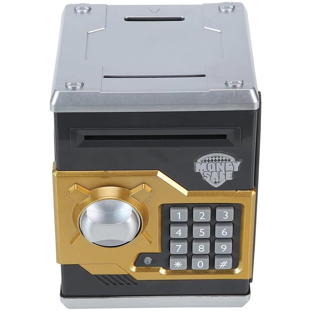 Salvadanaio cassaforte per monete, banconote, ATM, denaro, aperto con codice PIN, deposito contanti oro - Foto 2