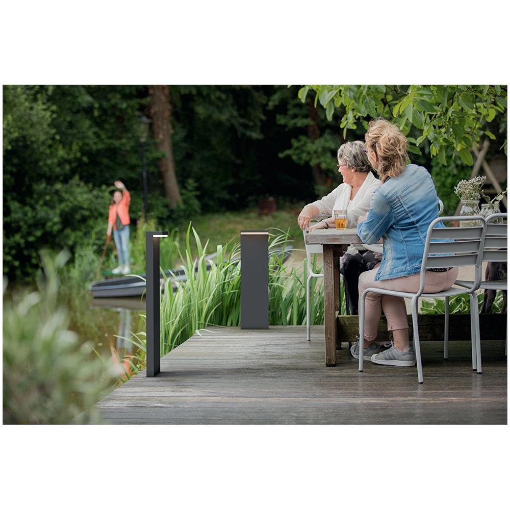 Bustan Palo da Esterno Grigio Scuro Altezza 70 cm - Foto 2