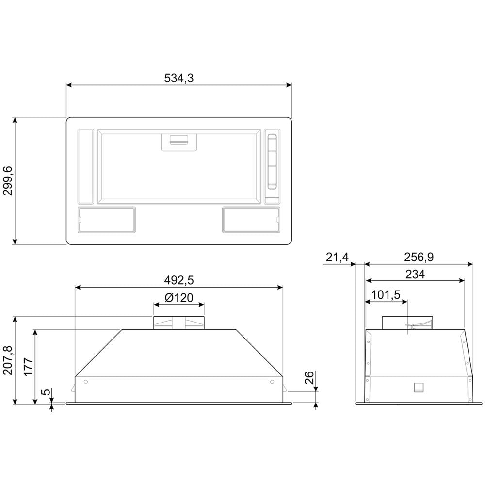 Cappa a Scomparsa KSG52E Aspirante e Filtrante Colore Silver - Foto 5