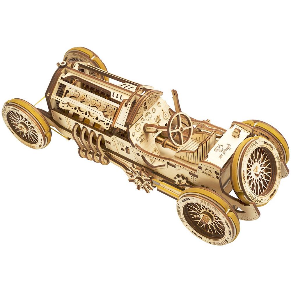 Puzzle in Legno 3D - Macchina da Grand Prix U-9 Kit di Costruzione - 356 Pezzi    - Foto 1