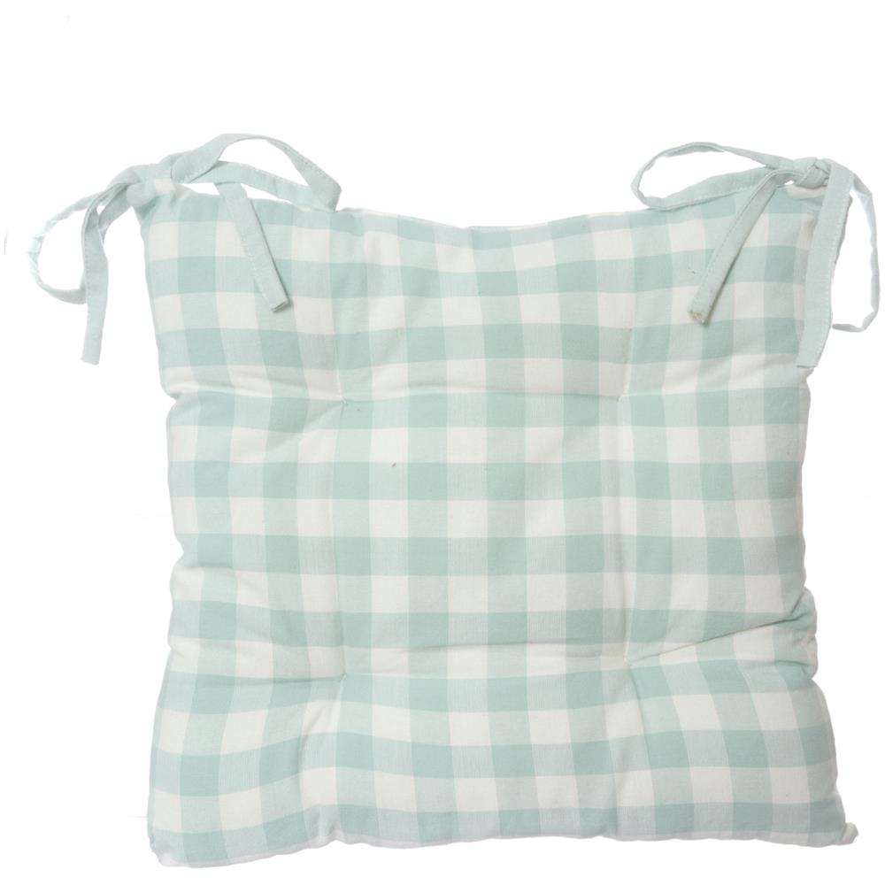 KASANOVA Cuscino Sedia Antea Azzurro In Poliestere E Cotone, Da 40x40 Cm Azzurro KASANOVA Cuscino Sedia Antea Azzurro In Poliestere E Cotone, Da 40x40 Cm Azzurro