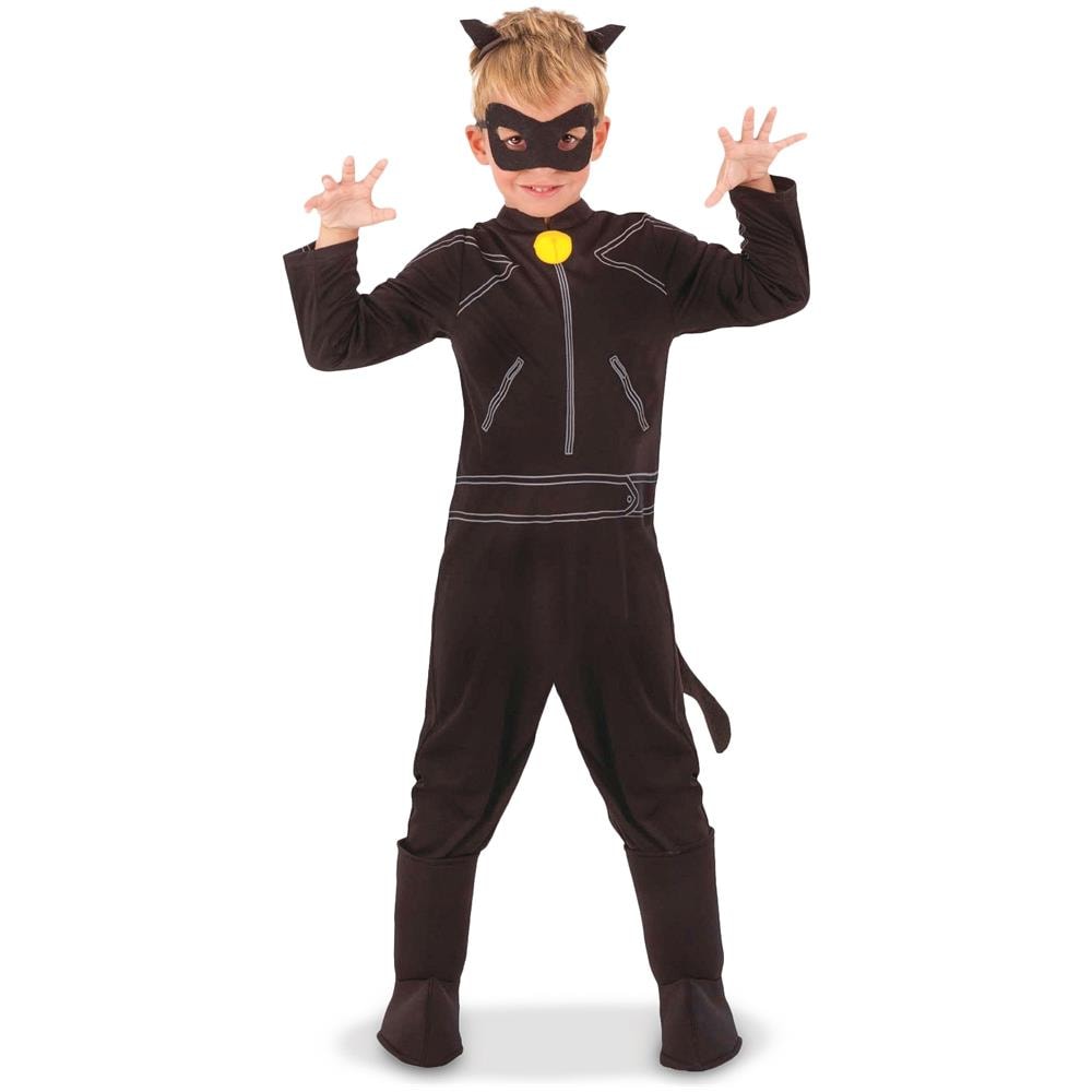 Travestimento Classico Chat Noir Miraculous Bambino - Taglia: 9/10 Anni (129/140 Cm) - Foto 1