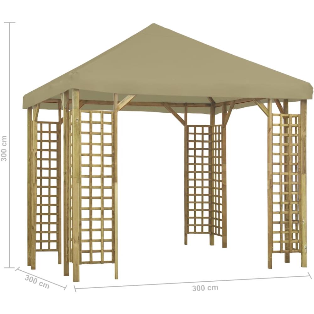 Gazebo 3x3 M Beige - Foto 13