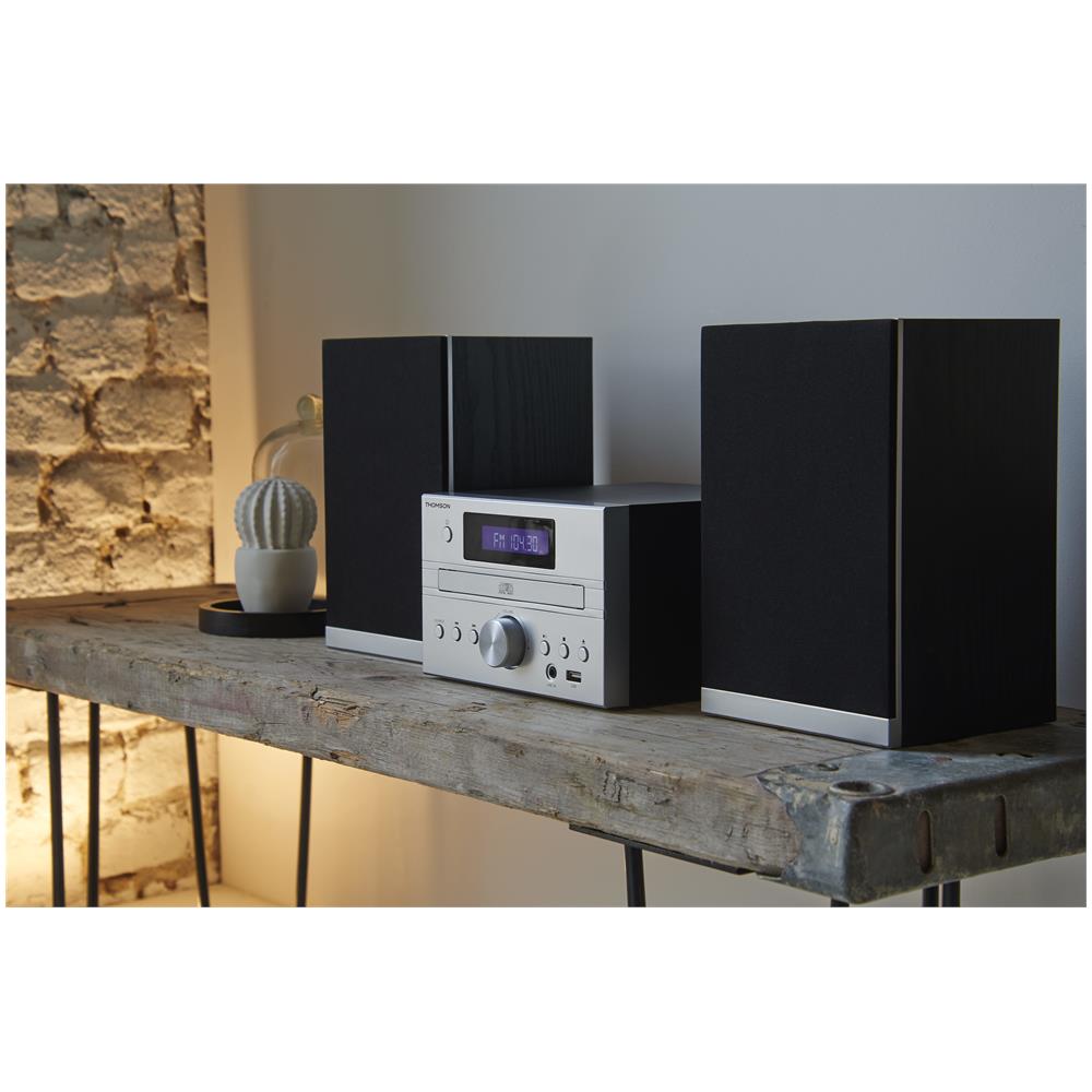 MIC122BT Home audio micro system 50W Nero, Argento set audio da casa - Foto 7