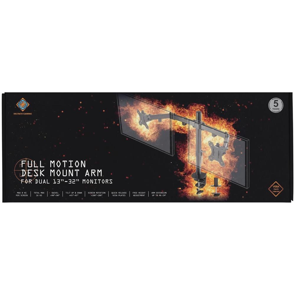 GAM-040 supporto da tavolo per Tv a schermo piatto 81,3 cm (32") Nero - Foto 6