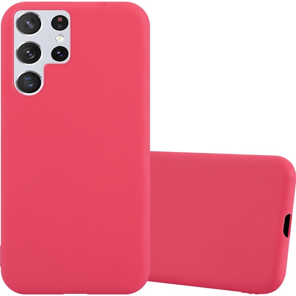 Custodia Compatibile Con Samsung Galaxy S22 Ultra In Candy Rosso - Coperchio Protettivo In Silicone Tpu Flessibile - Foto 1