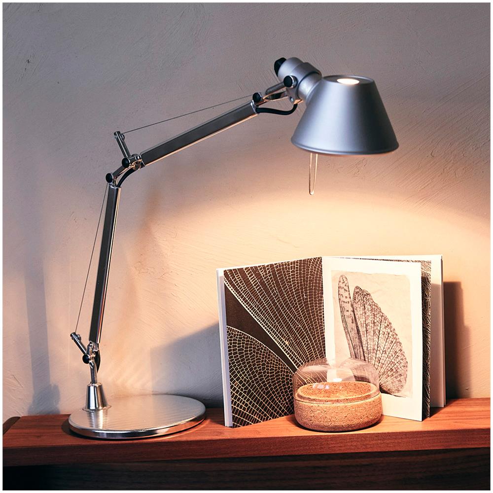 Lampada Da Tavolo Led Tolomeo Micro Bianco Caldo 3000k 370x170x450 Mm Alluminio - Foto 1