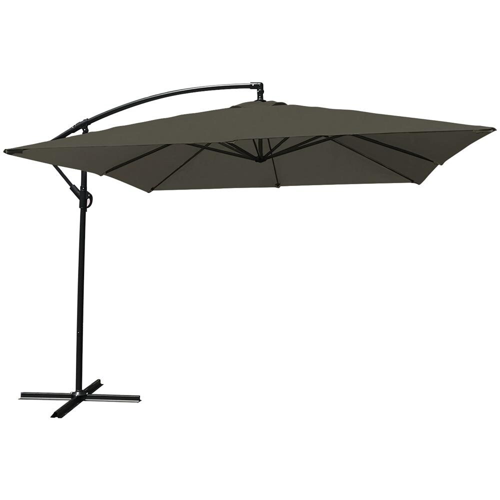 Parasole Offset Molokai Quadrato 2,7x2,7m Grigio - Foto 1