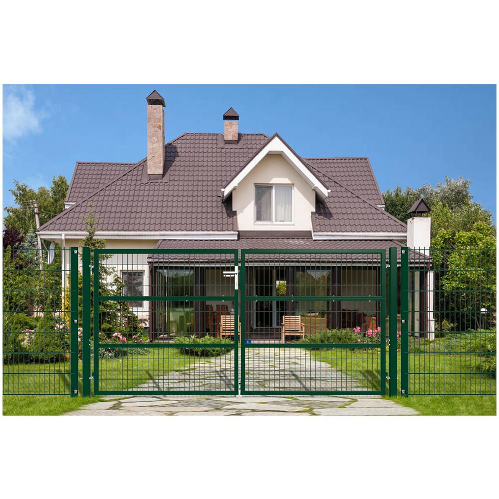 Cancello A Battente In Rete Metallica 3m Razo 300b140 Verde - Foto 2