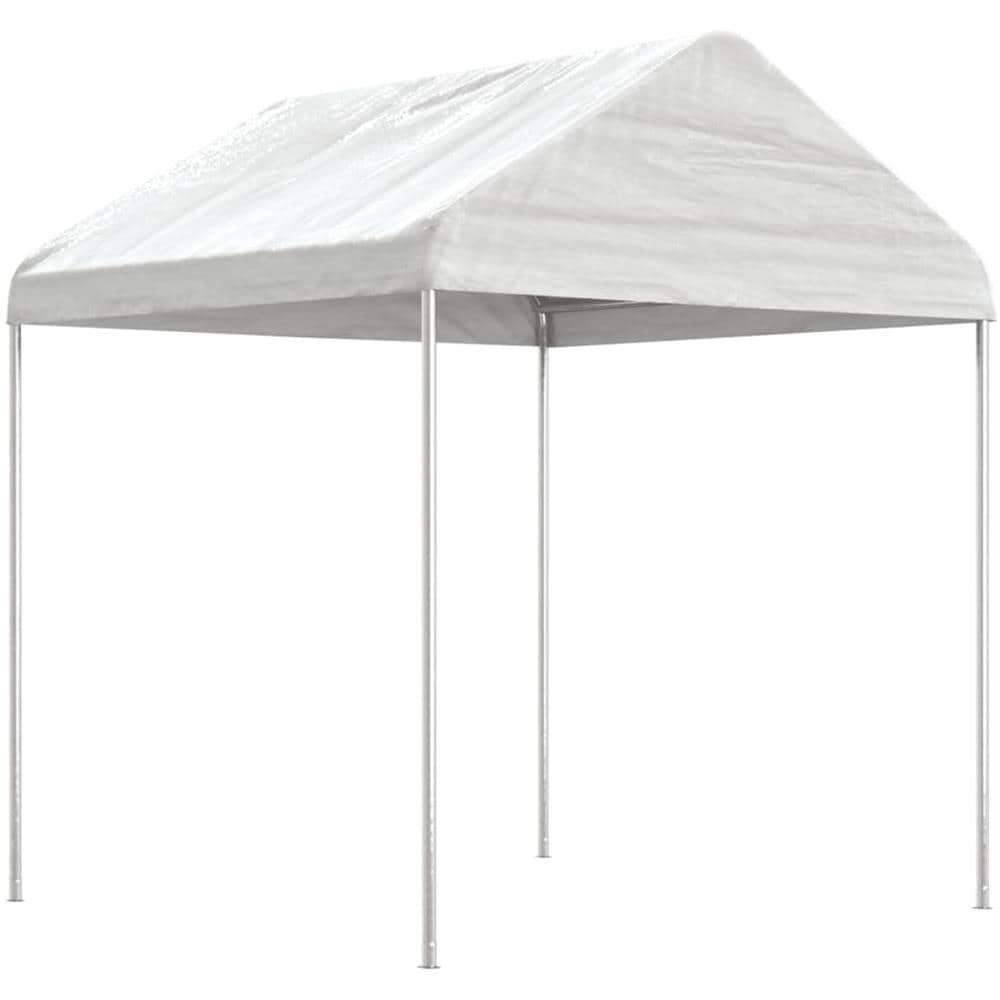 Gazebo Con Tetto Bianco 15,61x2,28x2,69 M In Polietilene - Foto 2