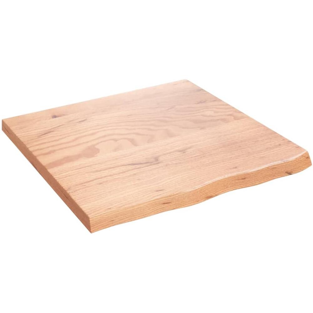 Ripiano Muro Marrone 60x60x (2-4) cm Massello Rovere Trattato - Foto 1