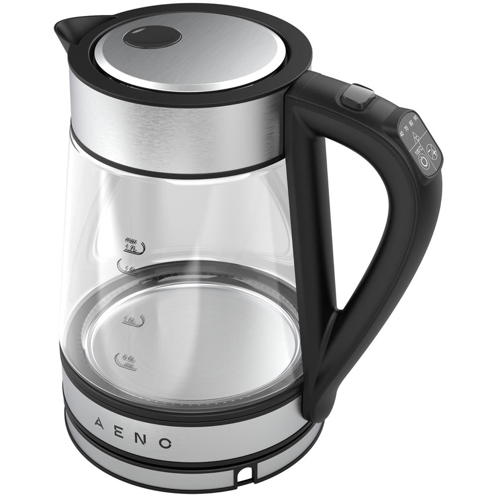 Bollitore Elettrico AEK0001S con Capacità 1.7 Litri Wi-Fi Potenza 2200 W Colore Nero / Argento / Trasparente - Foto 2