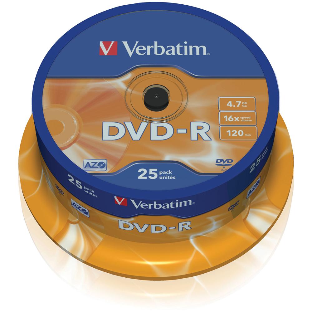 DVD-R / 16x Advanced AZO 4,7GB Spindle 25 units - Foto 2