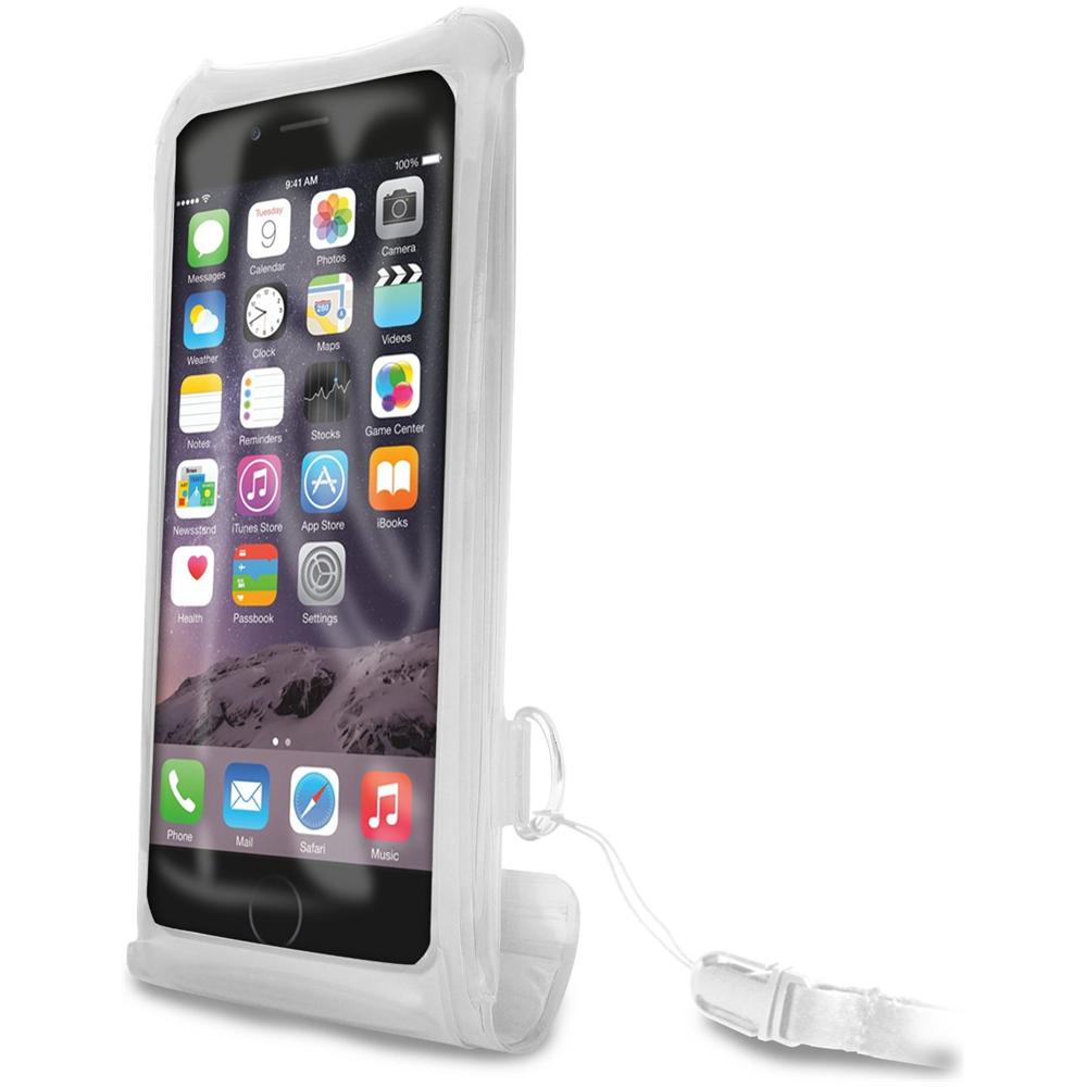 Cust Impermeabile Smartphones+vano Carta Up To 5.7'' Trasp +tracolla Bianco - Foto 8