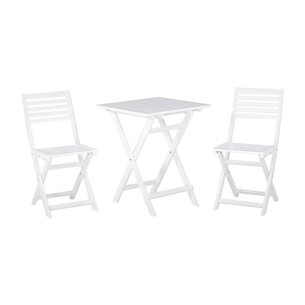 Set Da Giardino In Legno Bianco Fiji - Foto 1