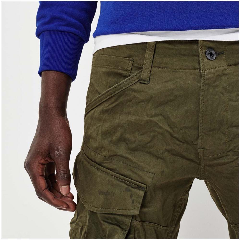 Pantaloni Rovic Zip 3d Tapered L36 Abbigliamento Uomo W33-l36 - Foto 3