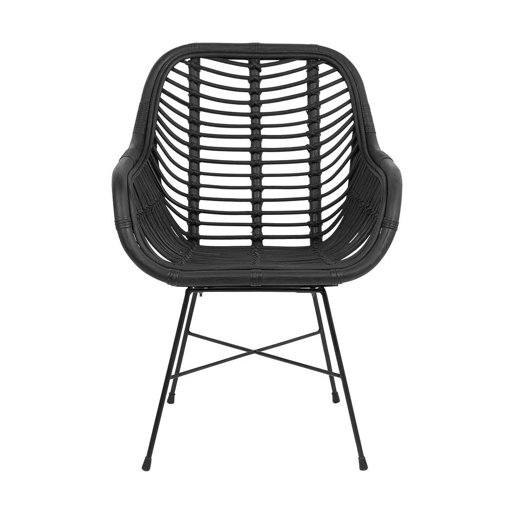 Sediain Rattan Nero Canora - Foto 2