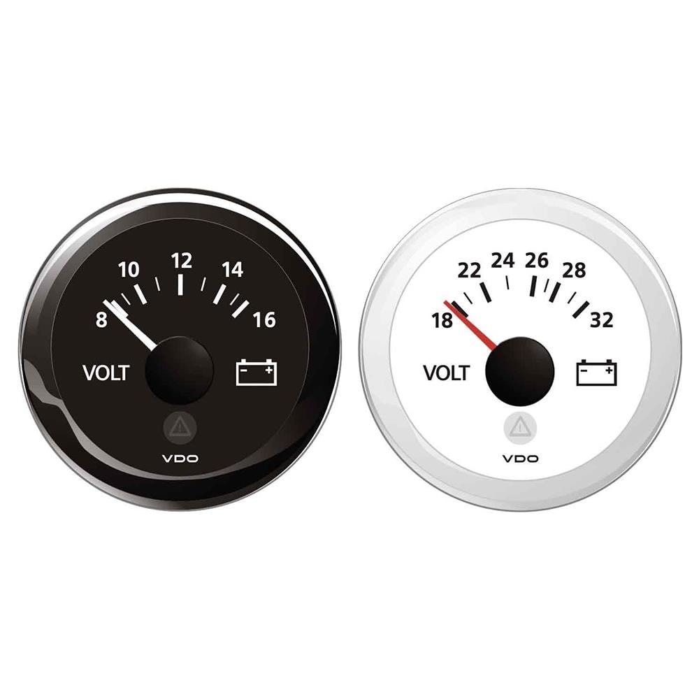 Voltometro 8-16 12v Per Vdo View Line Voltmetro 8-16 12v Bianco - Foto 1