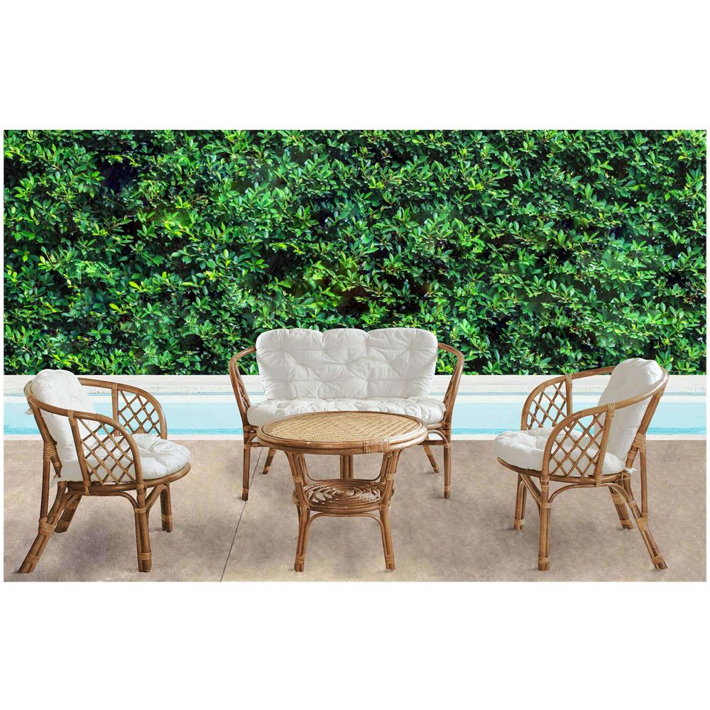 Jera - Salotto Da Giardino In Rattan - Foto 4
