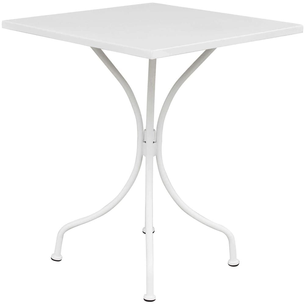 Romanus - Set Tavolo In Metallo Cm 60 X 60 X 72 H Con 2 Poltrone Maris - Foto 4