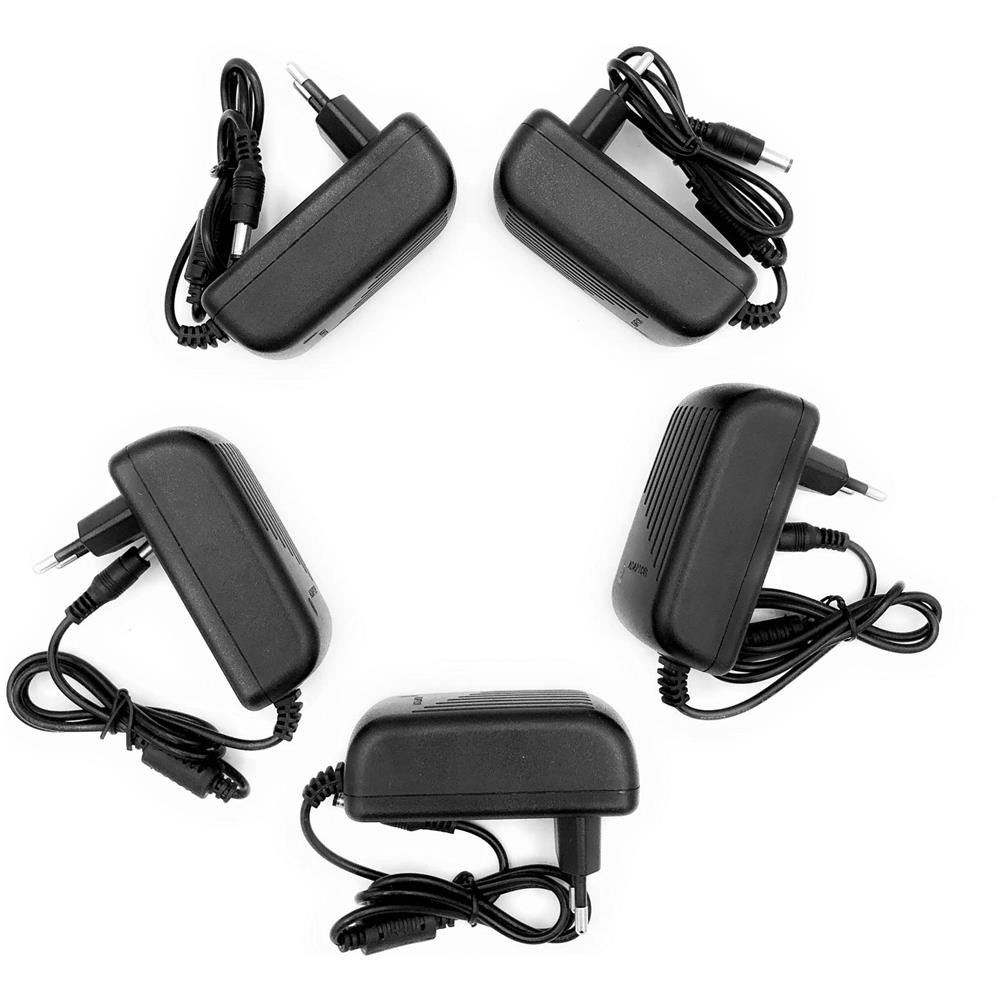 5 X Trasformatore Da 2 Ampere 12 Volt Per Telecamera E Striscia A Led - Foto 1