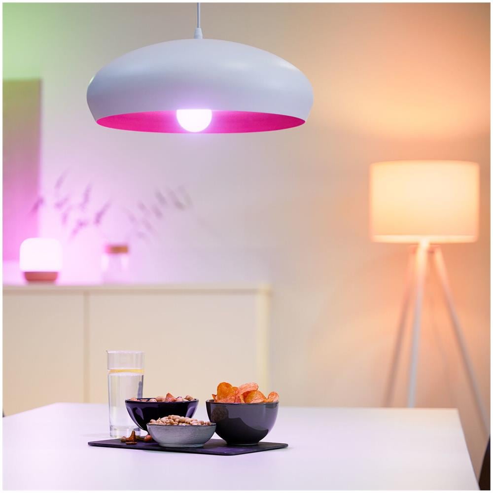Lampadina Modello Bulbo - Led - Connessione Alexa Siri Google Home - Wifi - Luce Colorata - Potenza 13w - Durata Media Di 15000 Ore - Flusso Luminoso Di 1521lm - Voltaggio 220-240v - Foto 3