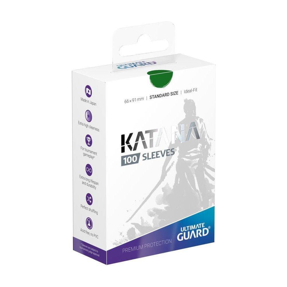 Katana Sleeves - Standard Size - Green 100 Pcs - Foto 1