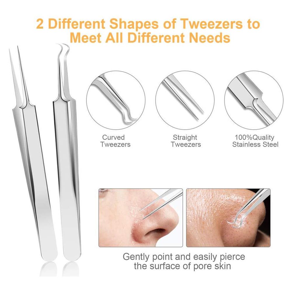 Kit Rimozione Punti Neri Con 10 Parti In Acciaio Inossidabile - Foto 2