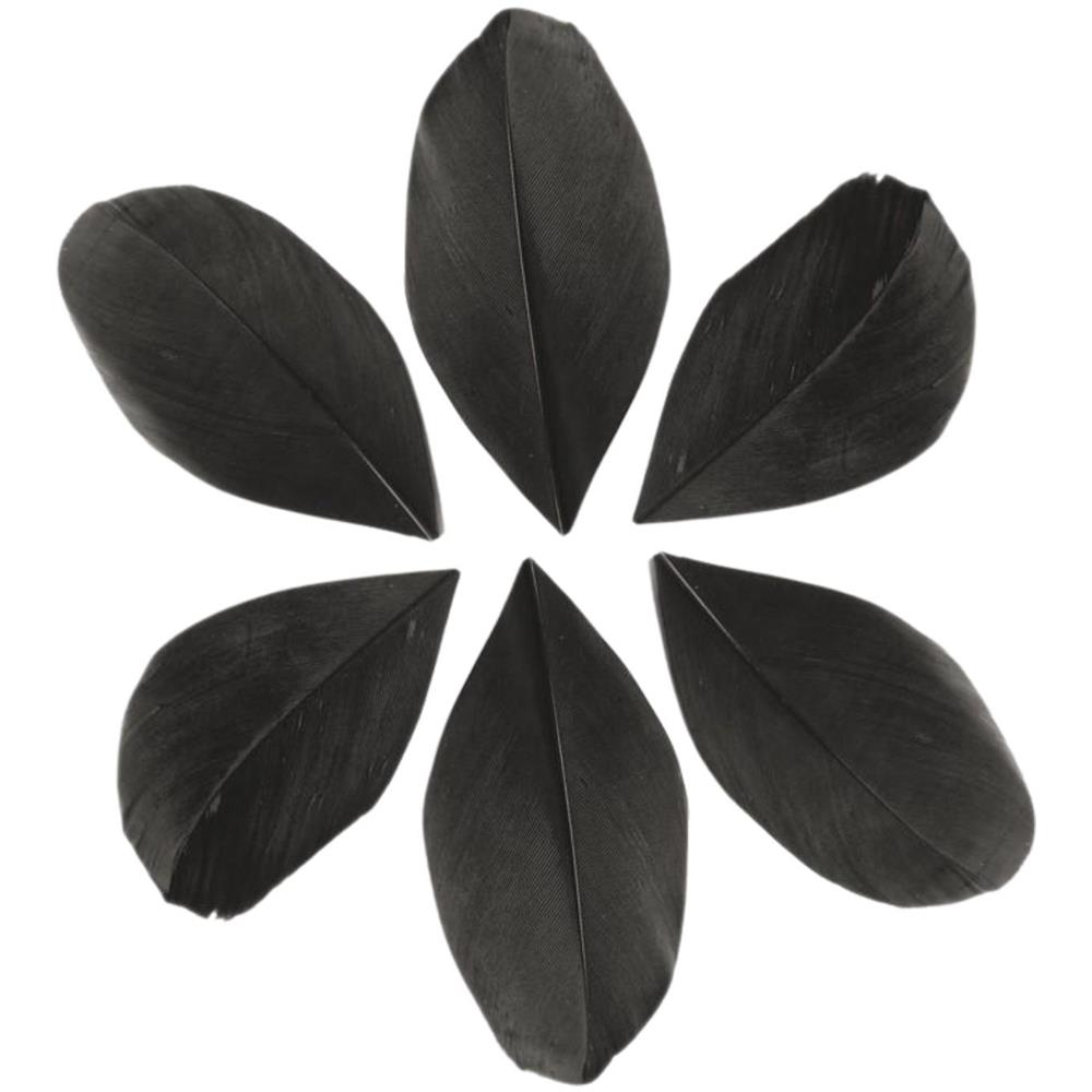 100 Piume Tagliate - Nero 6 Cm - Foto 1