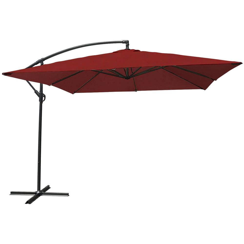 Parasole Offset Molokai Quadrato 2,7x2,7m Rosso - Foto 1