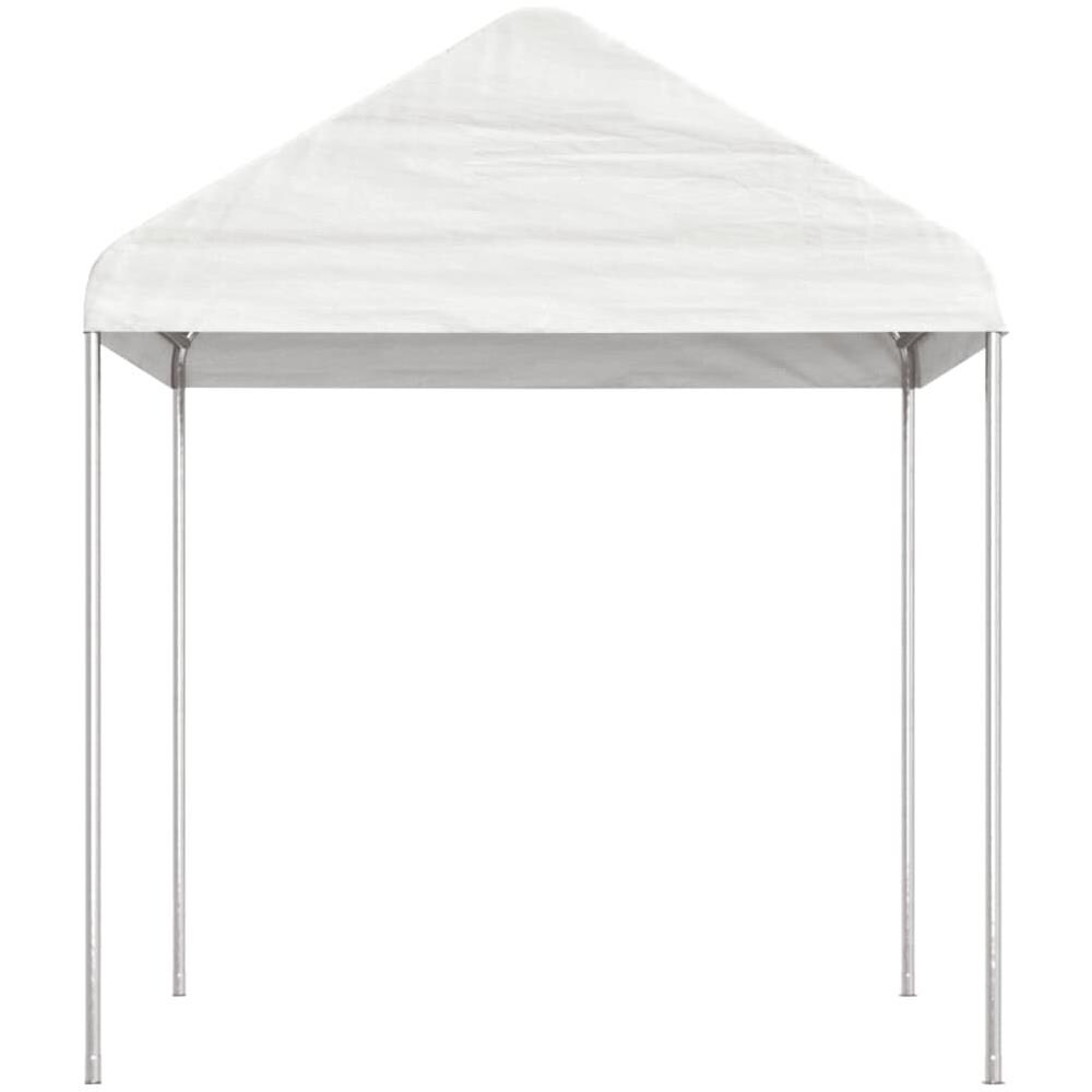 Gazebo Con Tetto Bianco 17,84x2,28x2,69 M In Polietilene - Foto 3