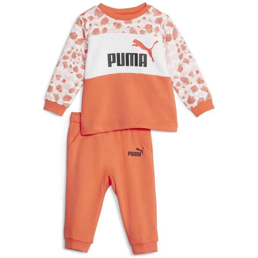 Essential Mix Match Toddlers Jogger Suit 67636860, Bambini, Arancia, 92 Cm - Foto 1