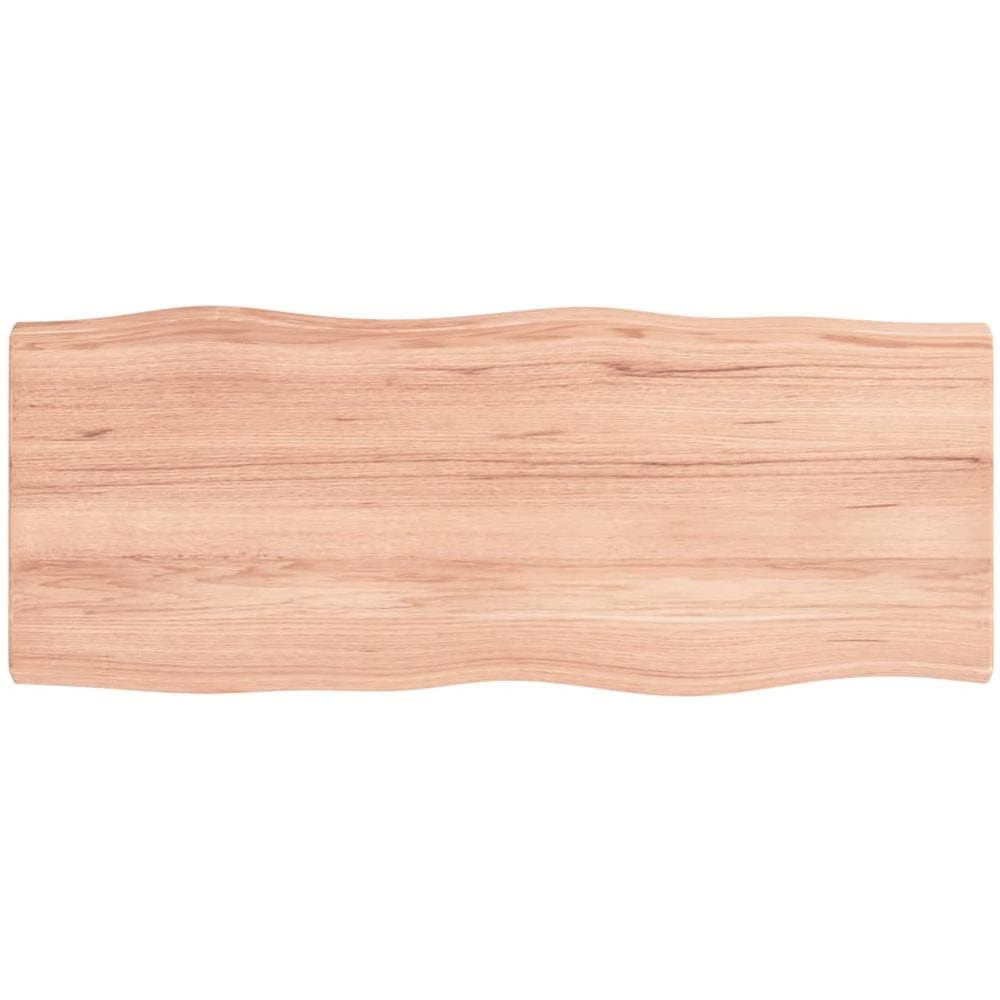 Piano Tavolo Marrone Chiaro 100x40x (2-4) cm Rovere Non Trattato - Foto 2