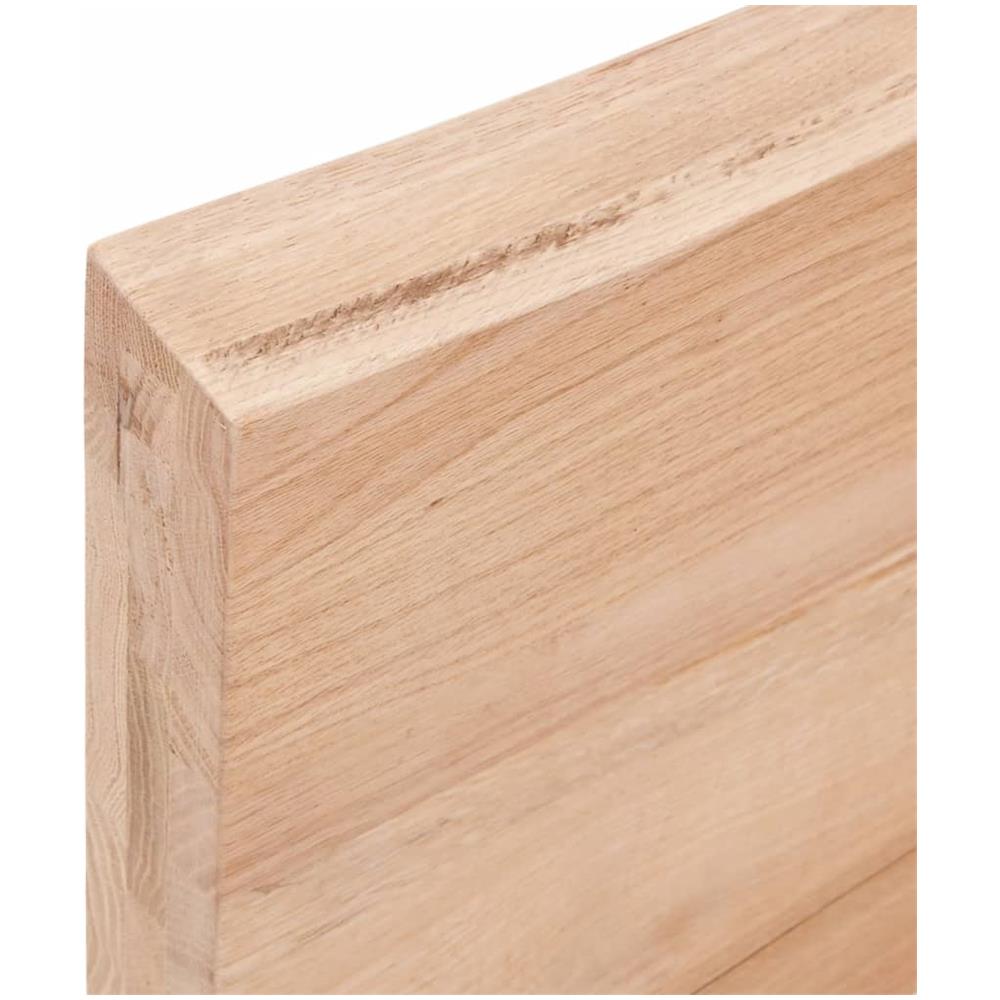 Ripiano Muro Marrone 60x60x (2-6) cm Massello Rovere Trattato - Foto 5