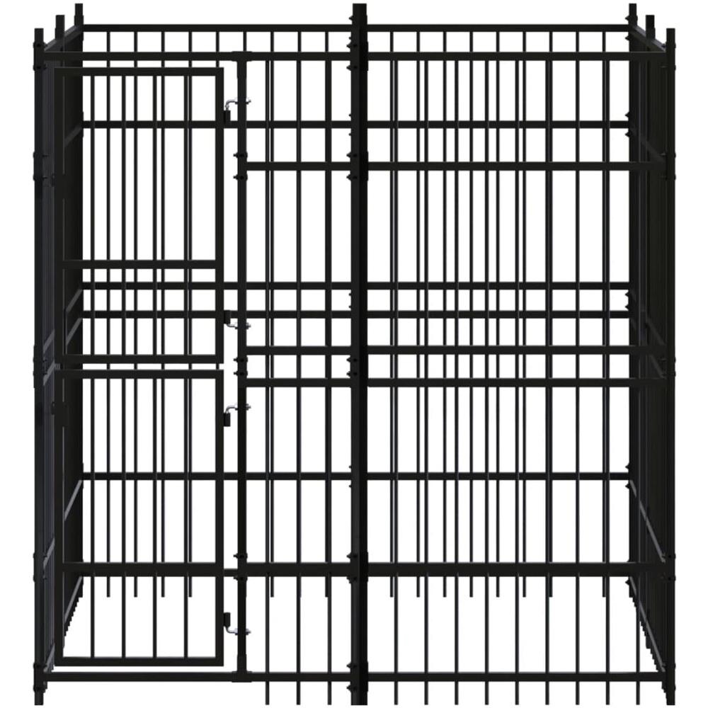 Gabbia Per Cani Da Esterno In Acciaio 3,69 M - Foto 2