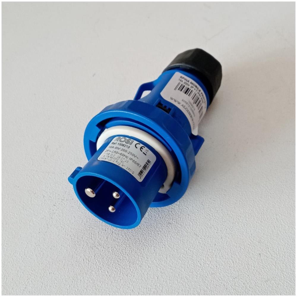 Spina Mobile Industriale 2p+e 16a Ip67 - Foto 1