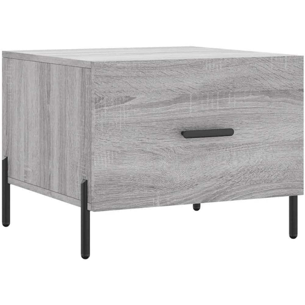 Tavolino Da Salotto Grigio Sonoma 50x50x40 Cm Legno Multistrato - Foto 2