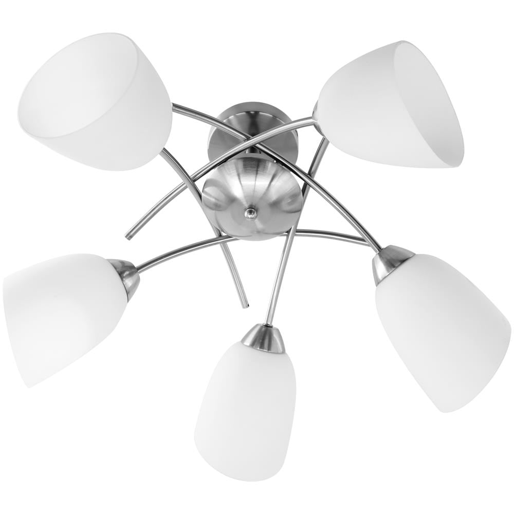 AJE-NIKITA 5P Nikiel illuminazione da soffitto E27 200 W - Foto 2