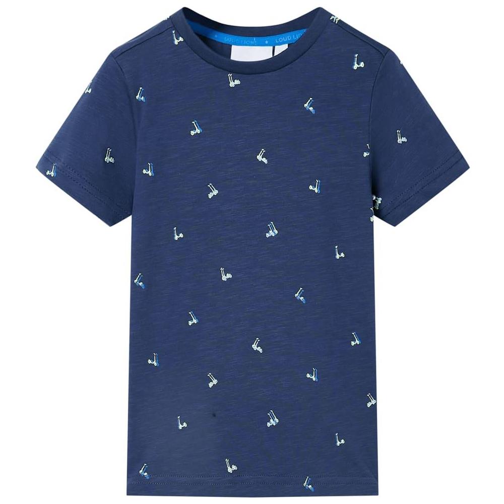 Maglietta da Bambino Blu Scuro 104 - Foto 1