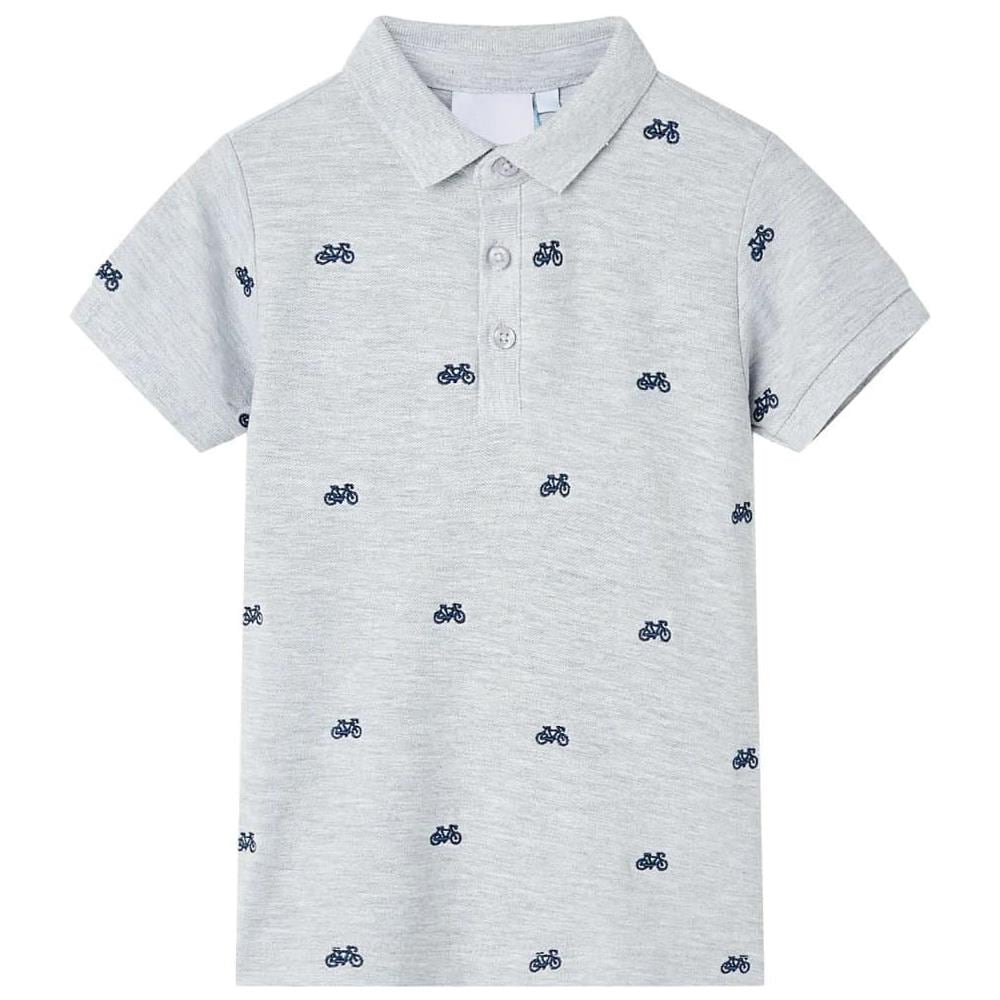 Polo per Bambini Grigio Mélange 140 - Foto 1