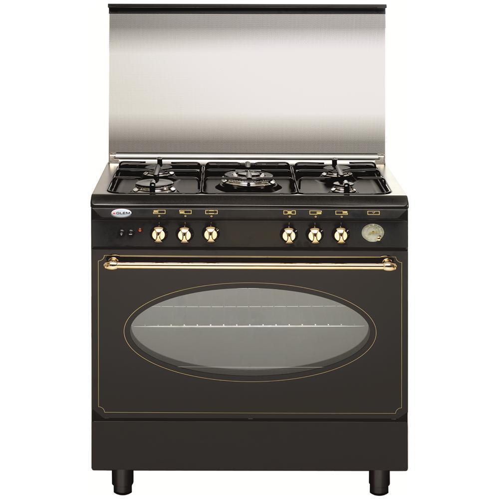 GLEM GAS - UA85TR3 Cucina a Gas 5 Zone Cottura con Forno a Gas ... GLEM GAS - UA85TR3 Cucina a Gas 5 Zone Cottura con Forno a Gas ...