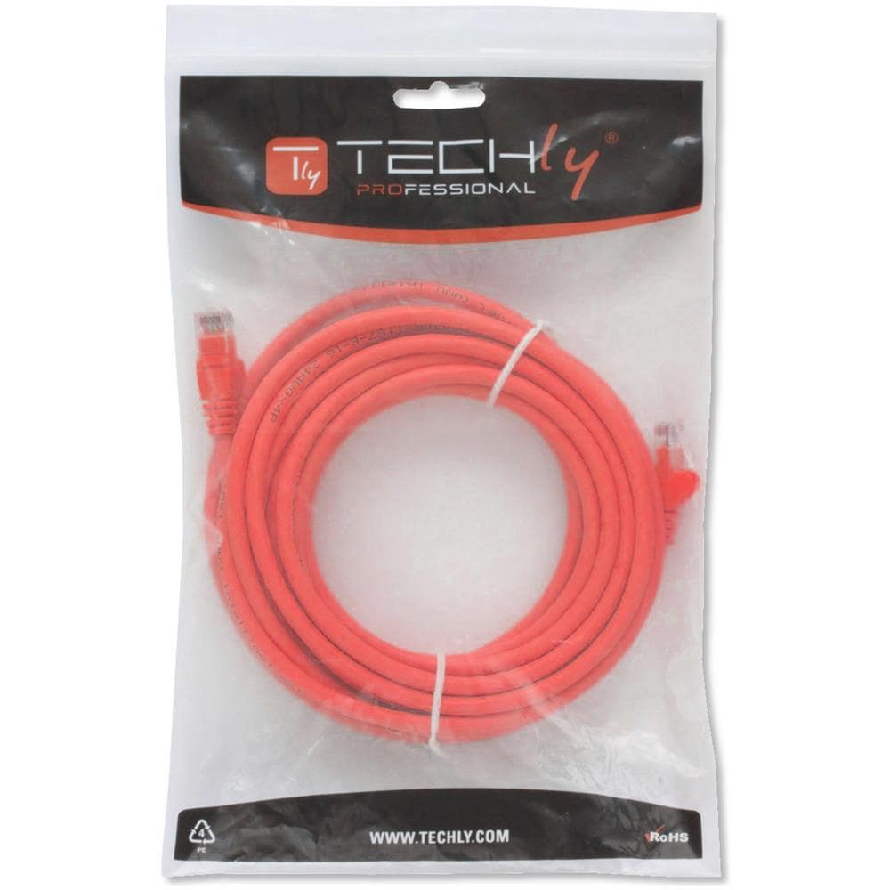 ICOC U6-6U-005-RET - Cavo di Rete Patch in Rame Cat. 6 Rosso UTP 0,5m - Foto 2
