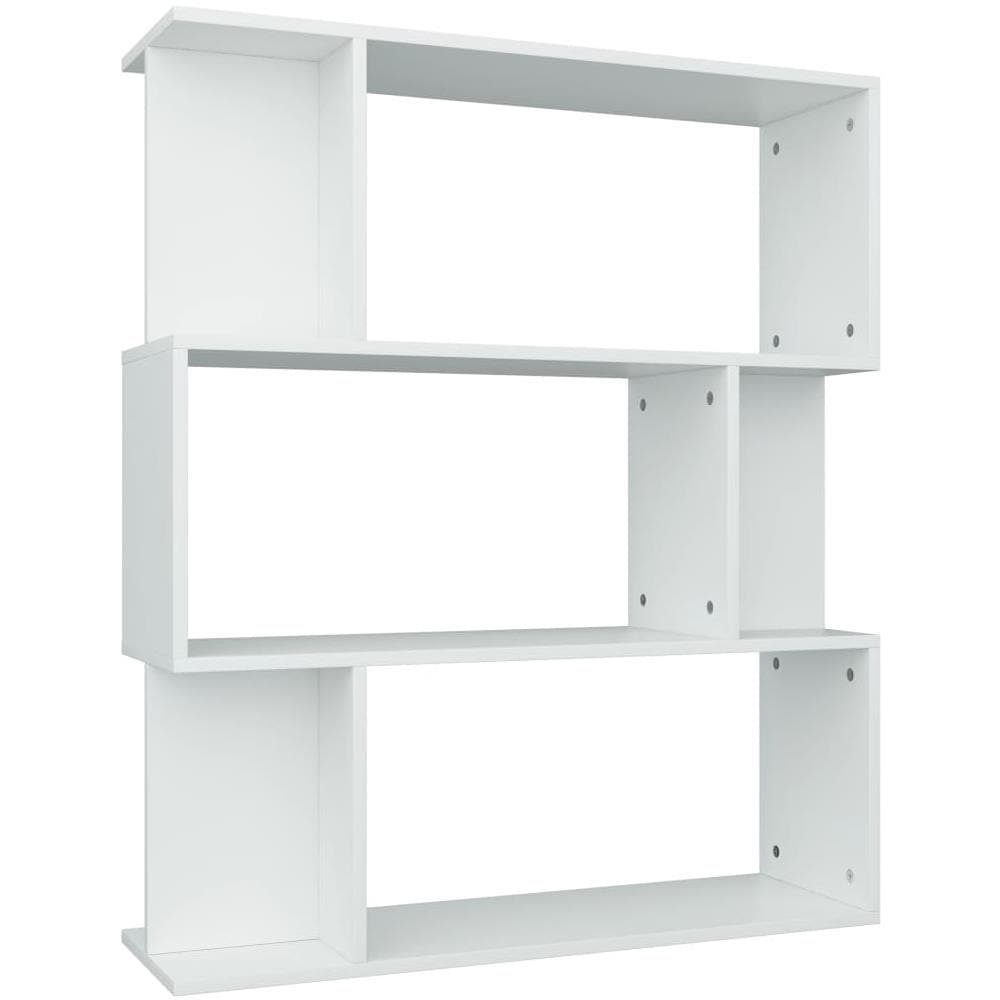 Libreria /Divisorio Bianco 80x24x96 cm in Legno Multistrato - Foto 2