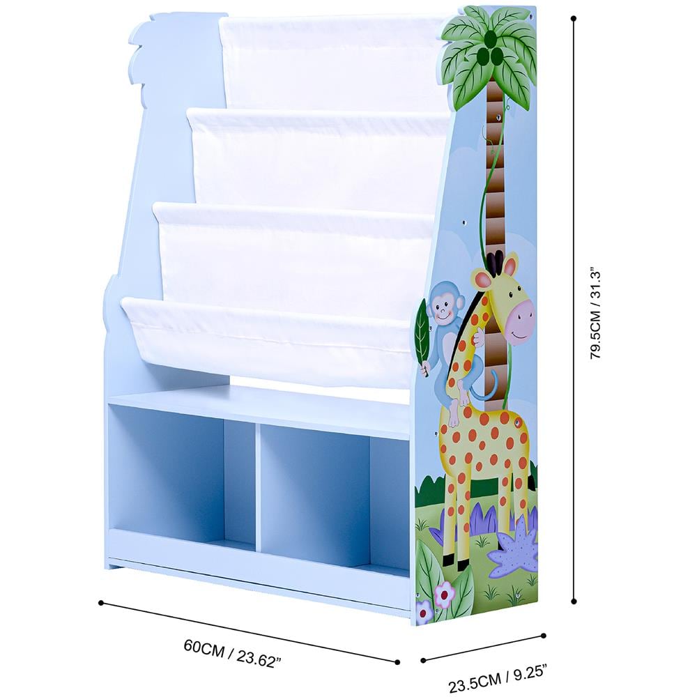 Libreria In Legno Per Bambini Fantasy Fields Sunny Safari Con Portaoggetti Multi Td-13410ss - Foto 2