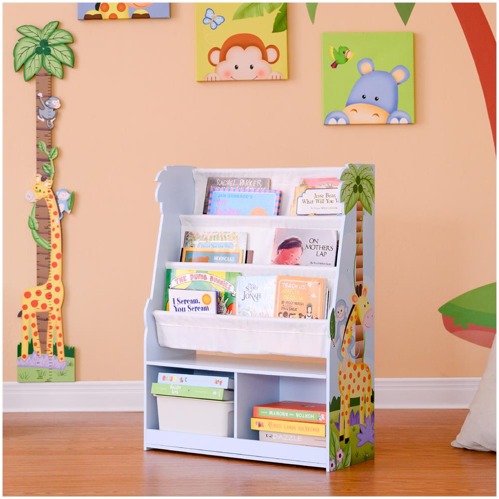 Libreria In Legno Per Bambini Fantasy Fields Sunny Safari Con Portaoggetti Multi Td-13410ss - Foto 4